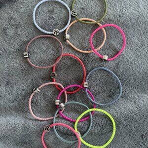 Lot of 12 Lululemon Hair Ties - Multicolor